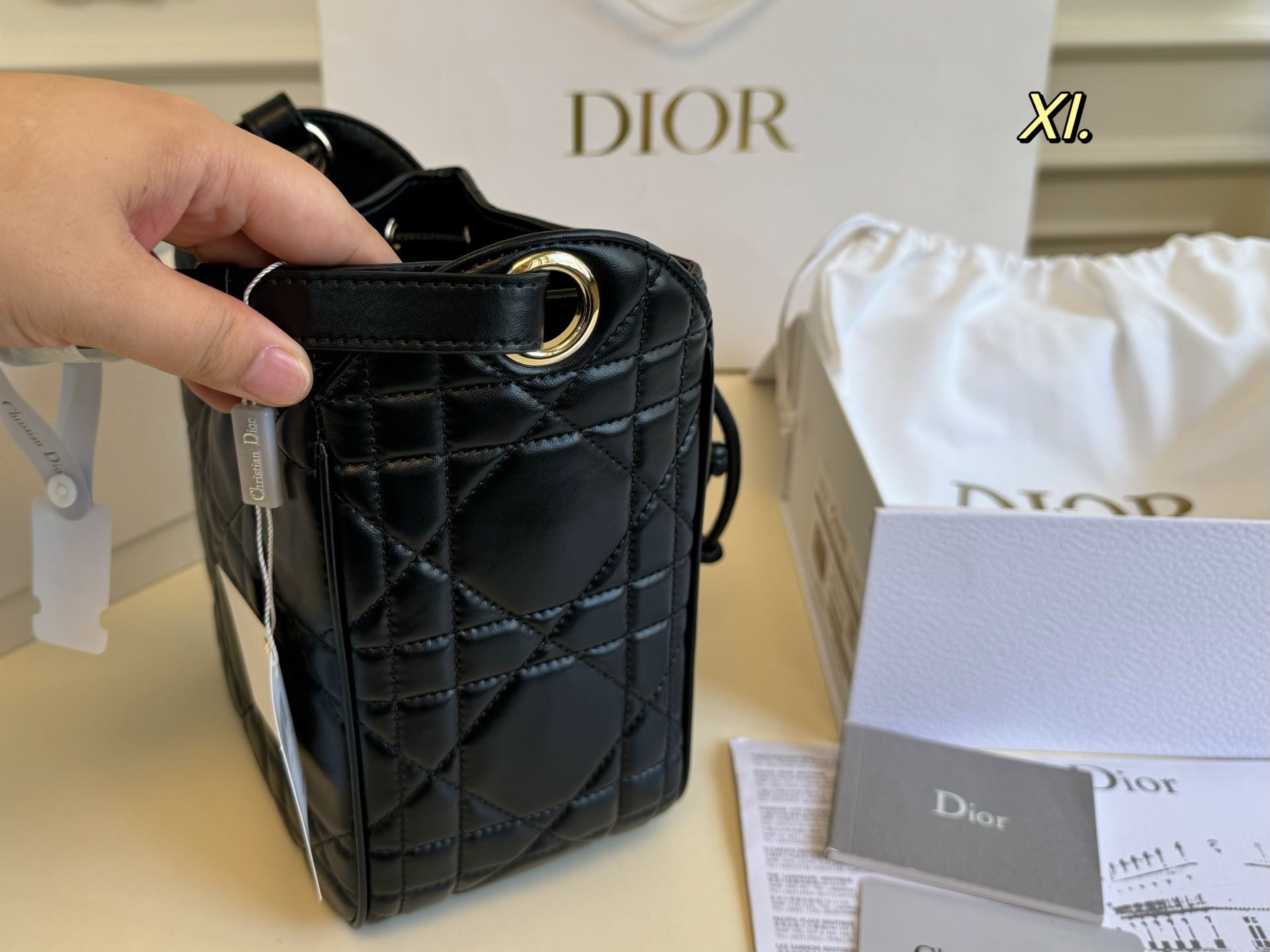 DIOR Motion Drawstring Bag