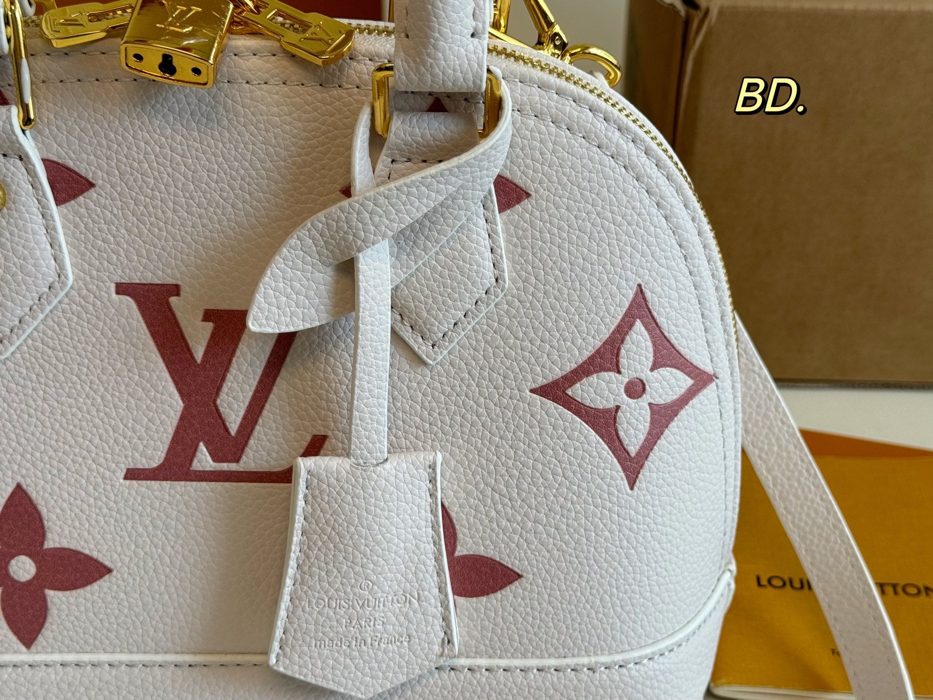 LV Embossed Shell Handbag