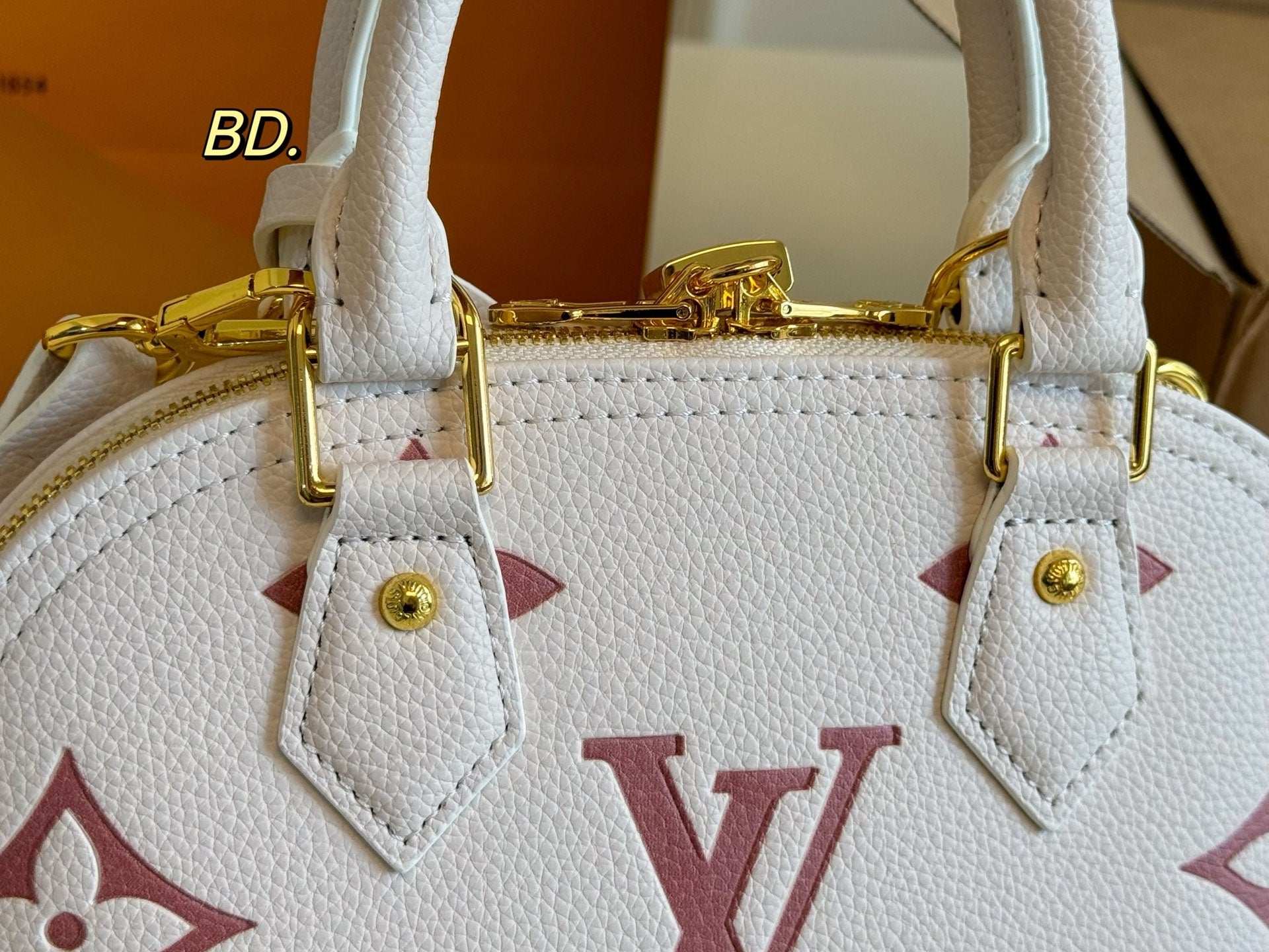 LV Embossed Shell Handbag