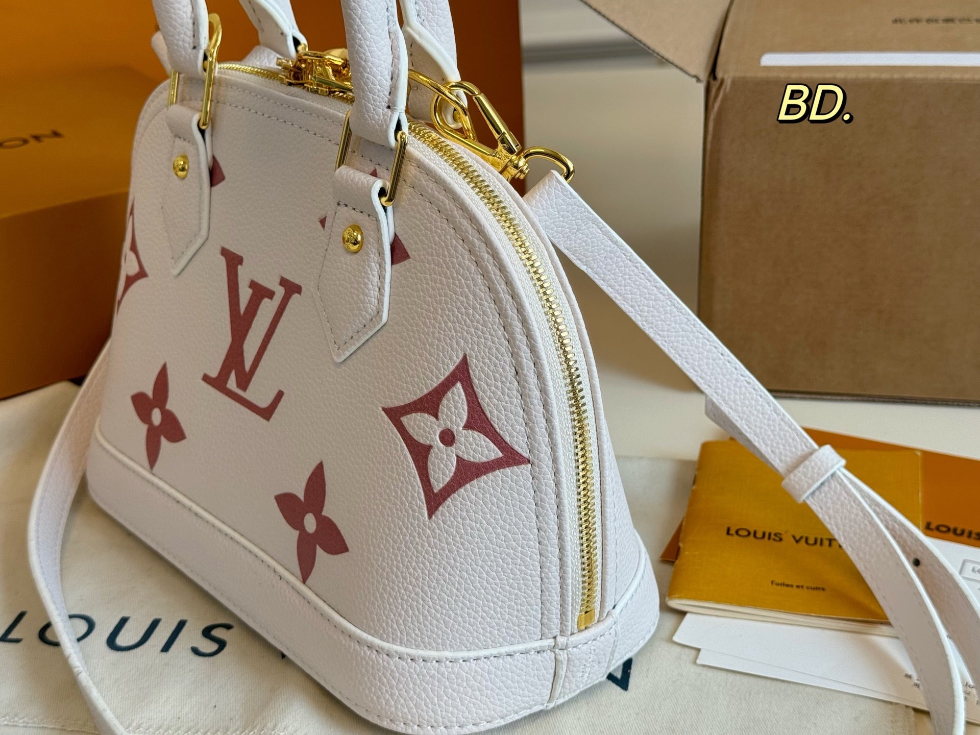 LV Embossed Shell Handbag