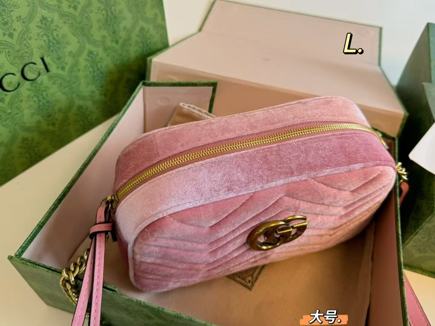 Gucci Velvet Marmont Camera Bag