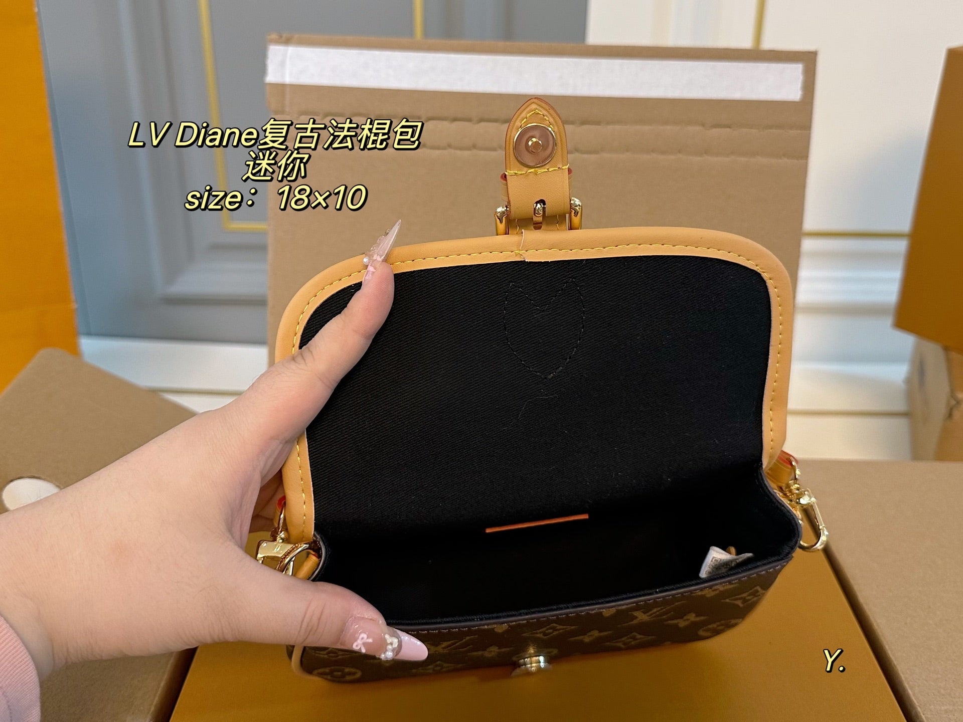 LV Diane mini Vintage baguette bag