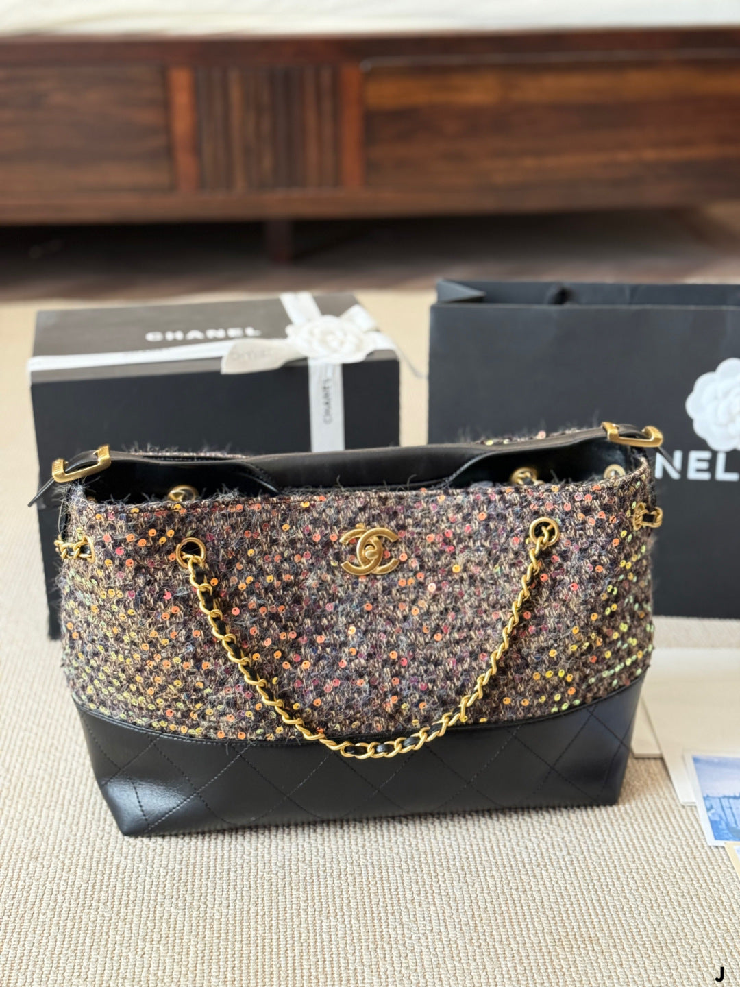 Chanel Pearl Wave Tote Bag