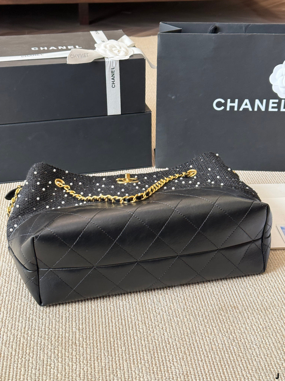 Chanel Pearl Wave Tote Bag