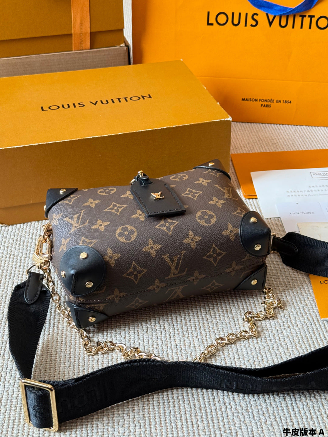 LV Petite Malle Souple Soft Box Bag