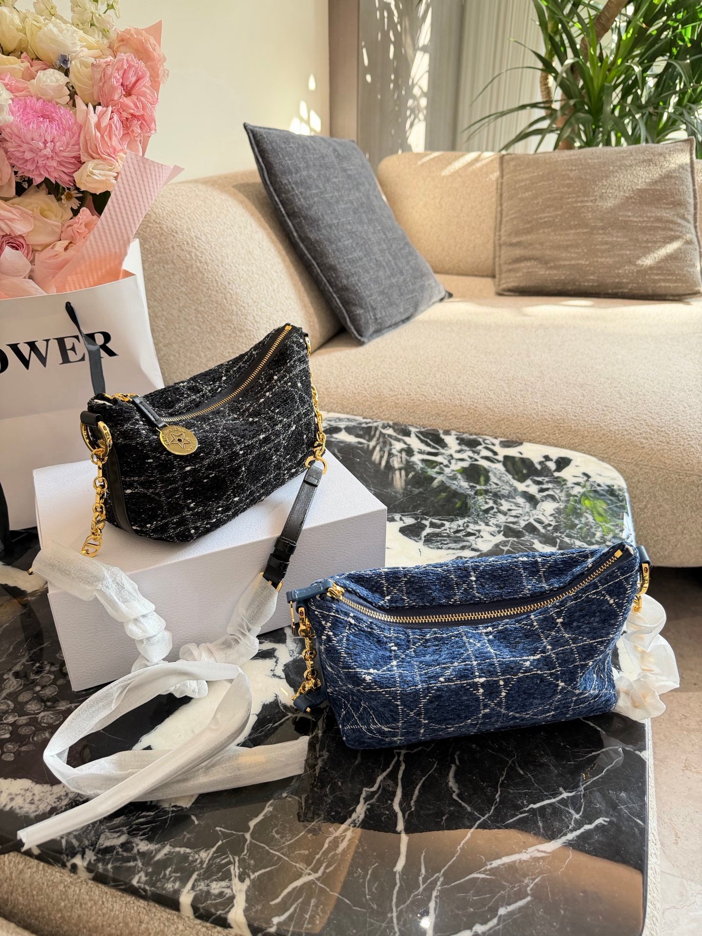 Dior Woolen Star Lunch Box Bag