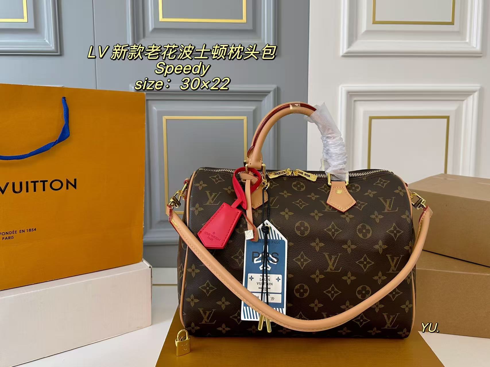 LV Speedy Boston Pillow Bag