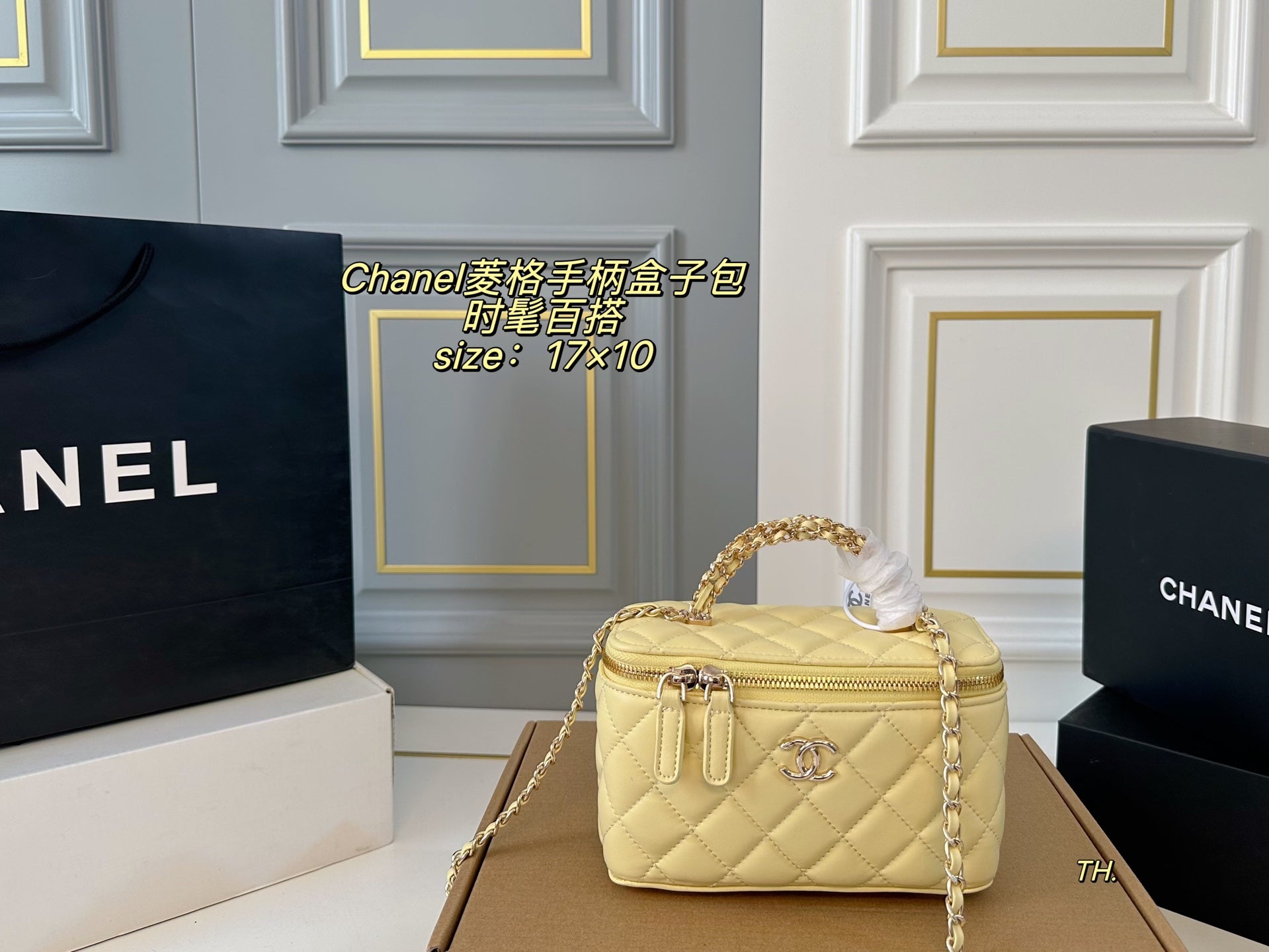 Chanel Quilted Handle Box Bag