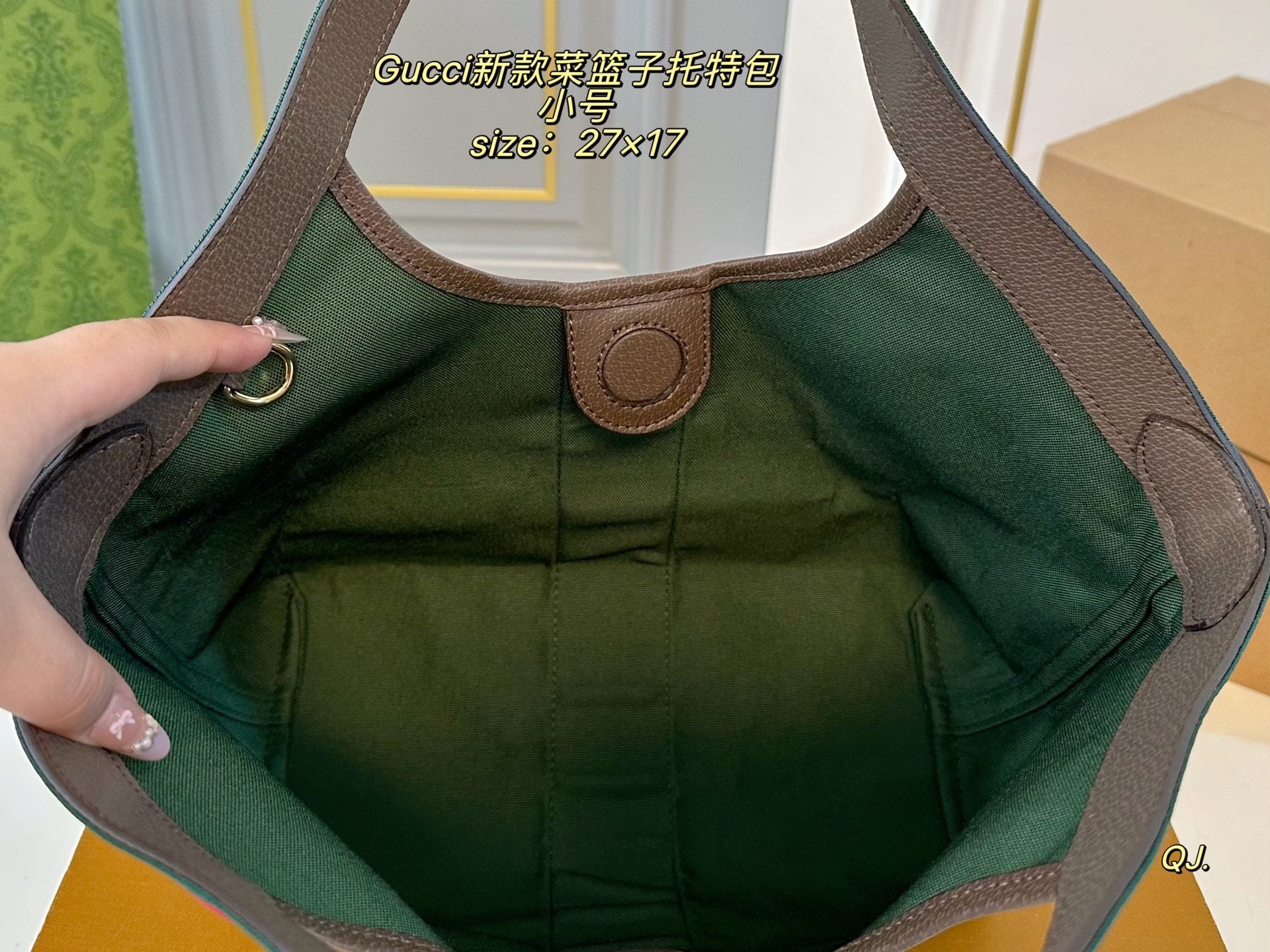 GUCCI Cowboy Canvas Tote Bag