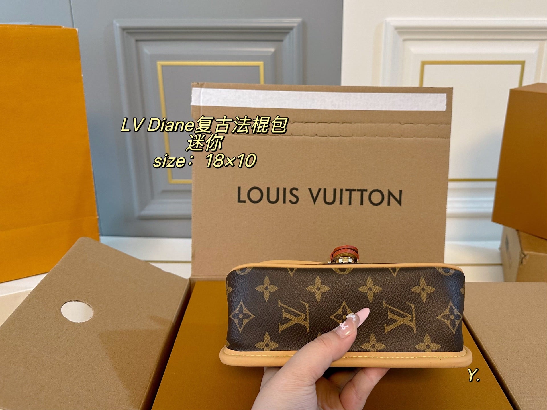 LV Diane mini Vintage baguette bag