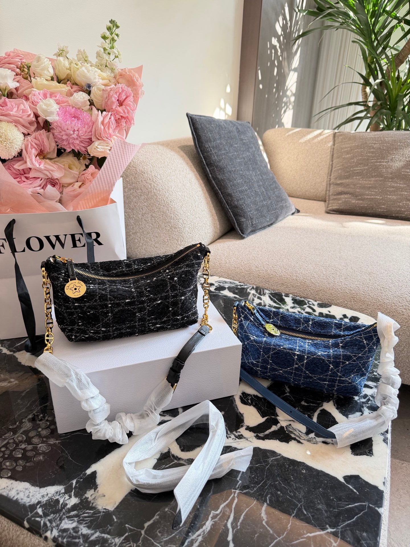 Dior Woolen Star Lunch Box Bag