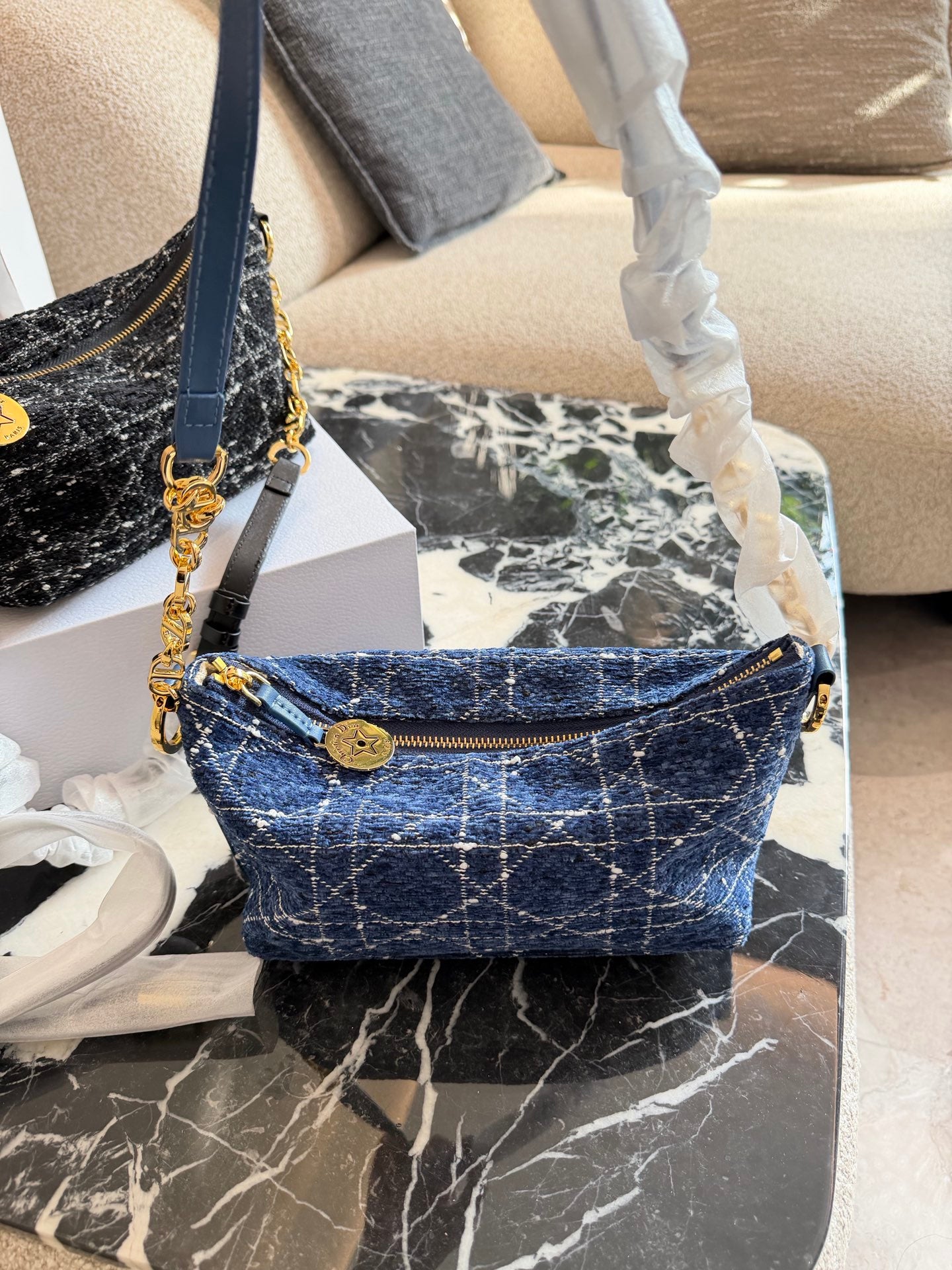 Dior Woolen Star Lunch Box Bag