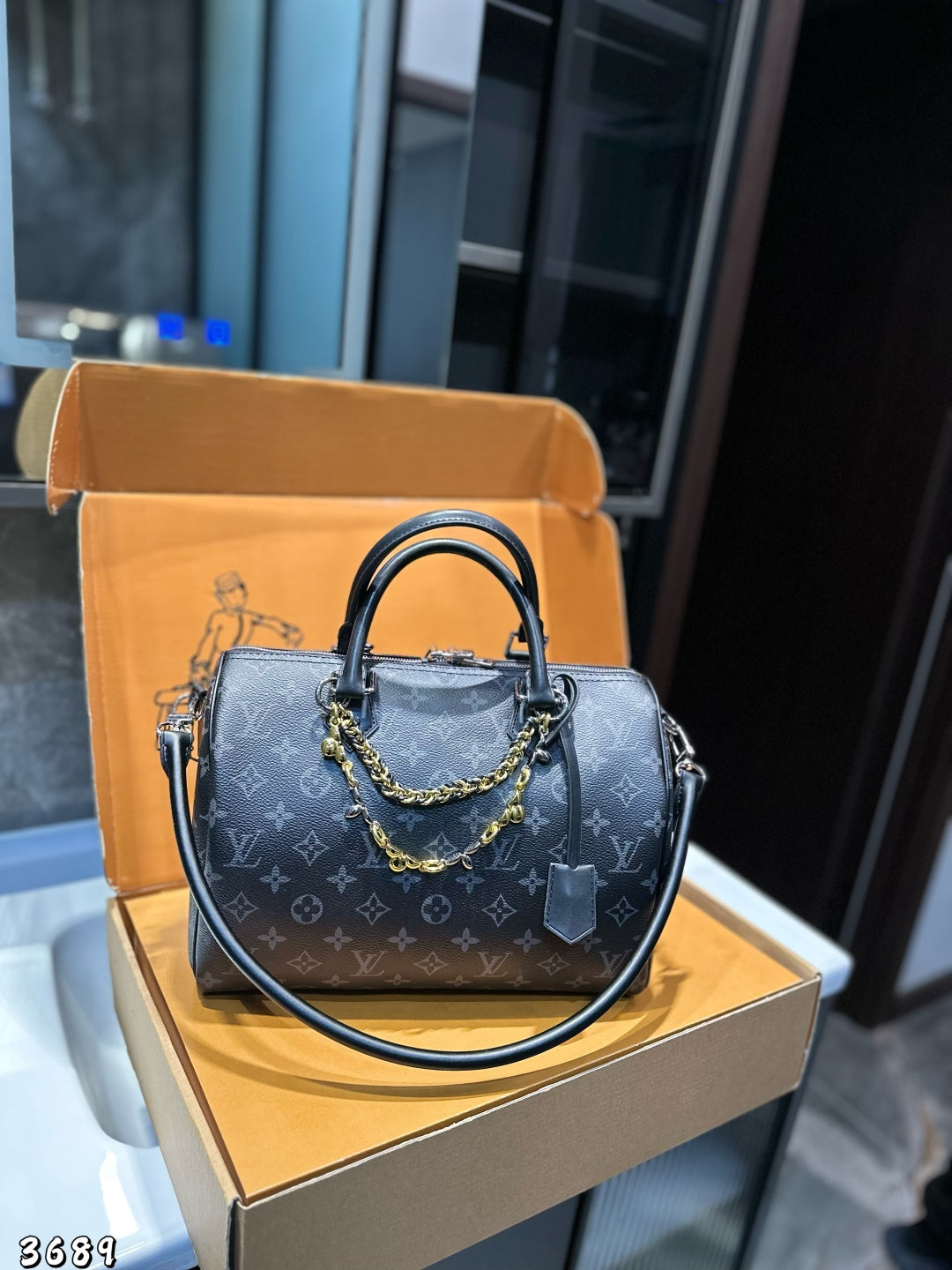 LV Speedy Soft 30 Handbag