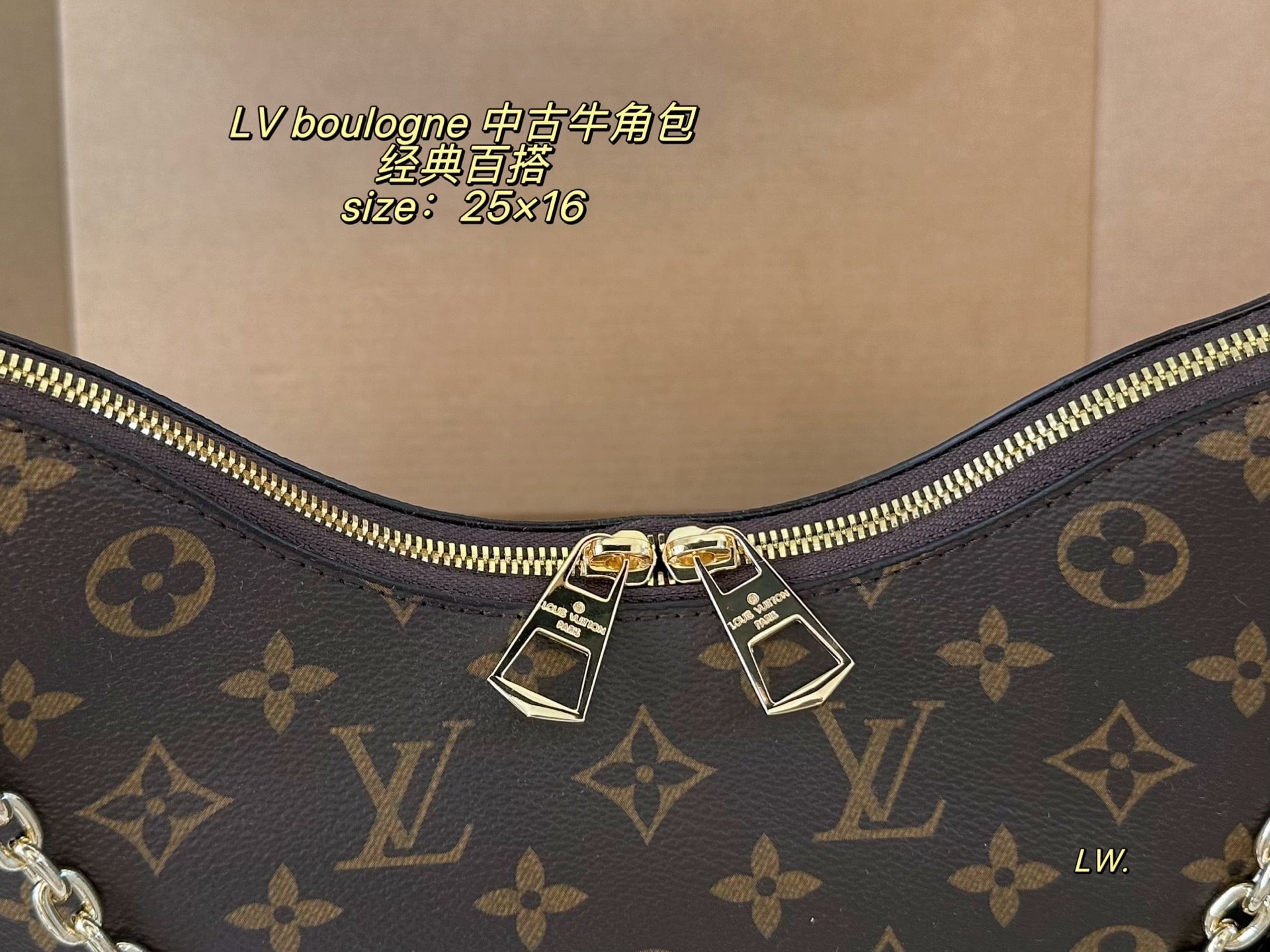 LV Boulogne Medieval Croissant💕