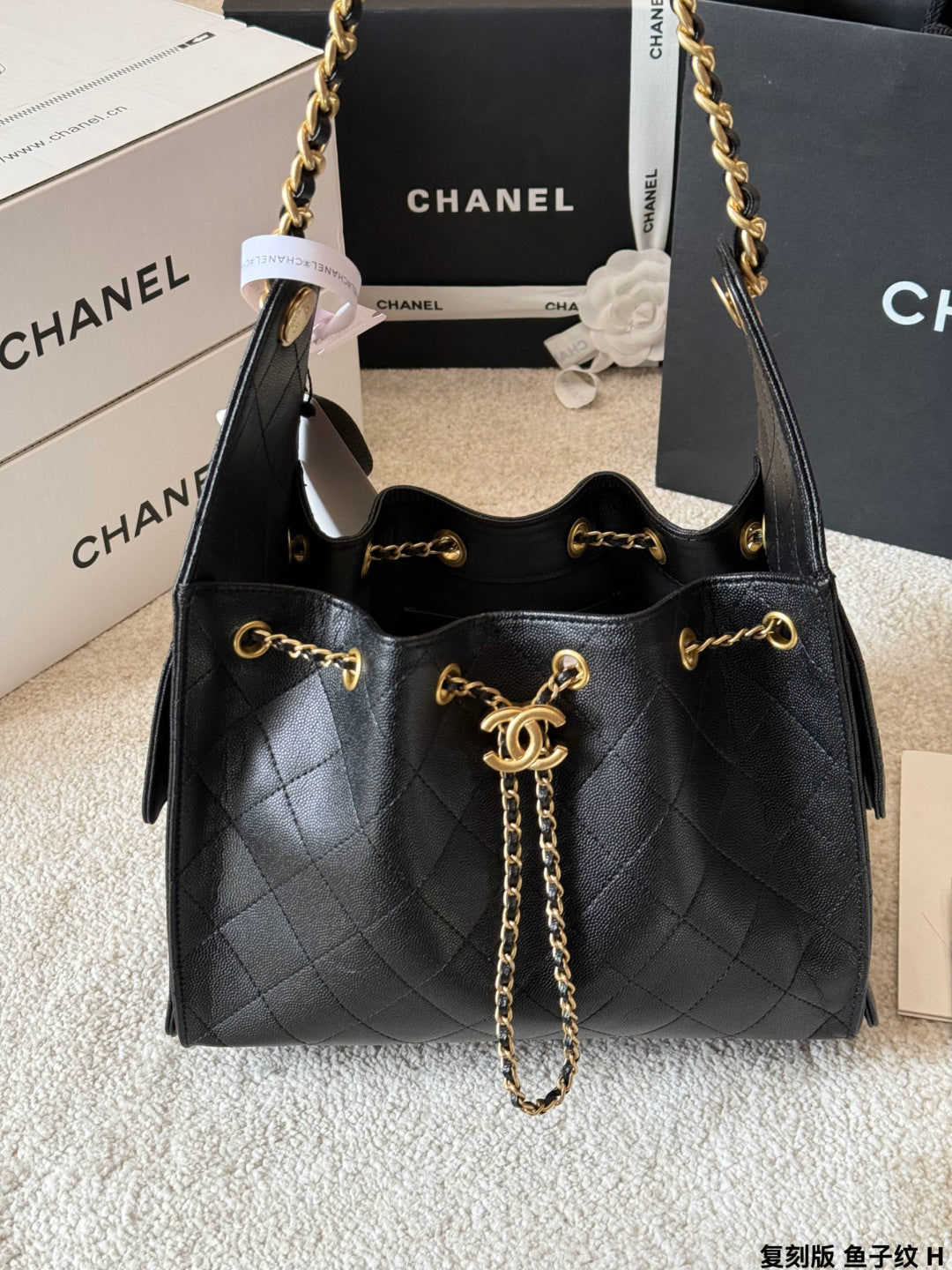 Chanel 25s Cowhide Hobo Bag