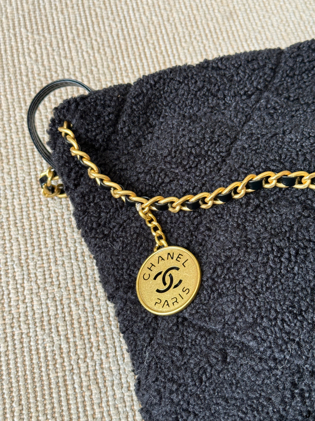 Chanel Chain Plush Trash Bag