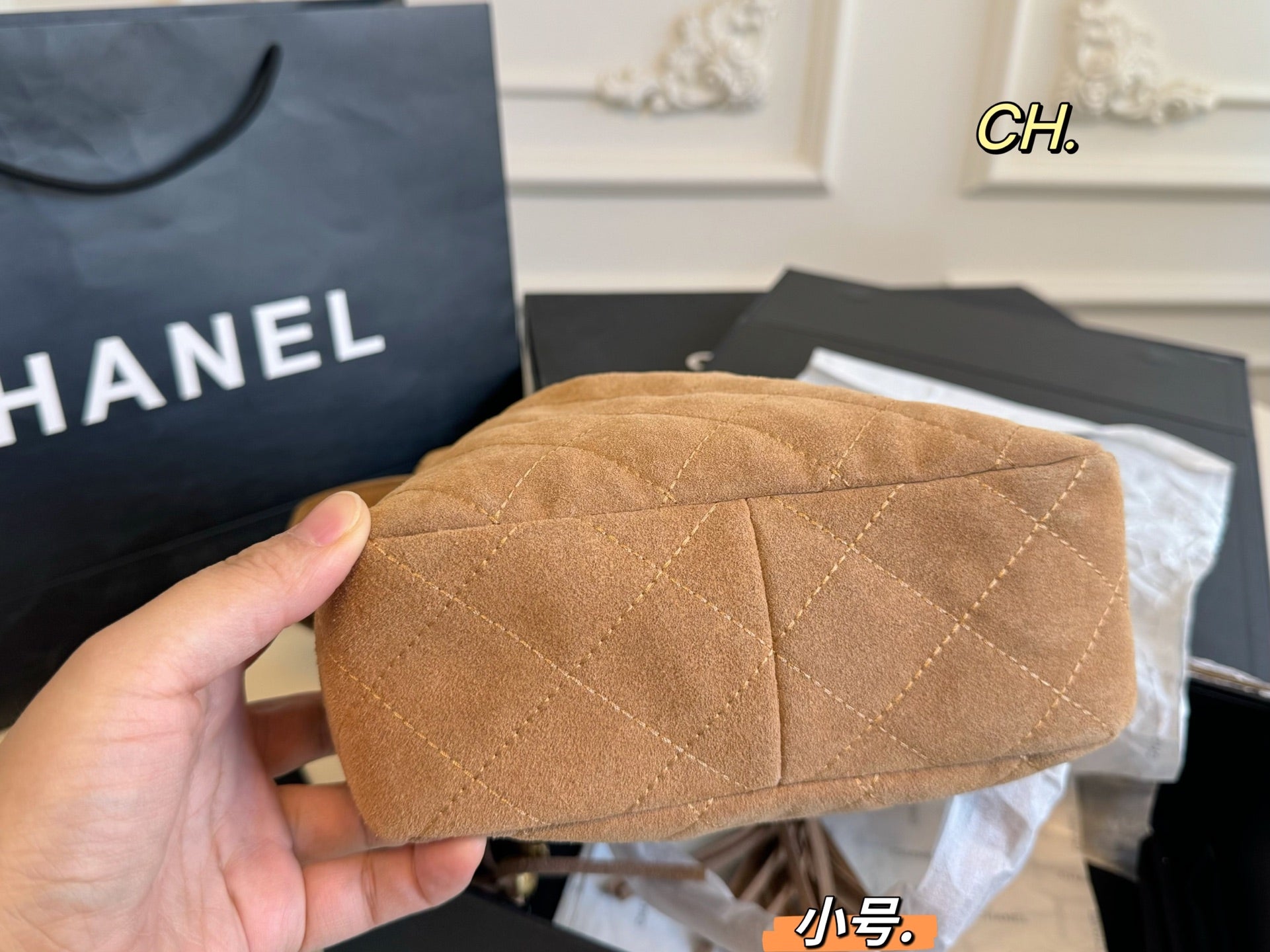 Chanel 25a Tassel Chain Bucket Bag