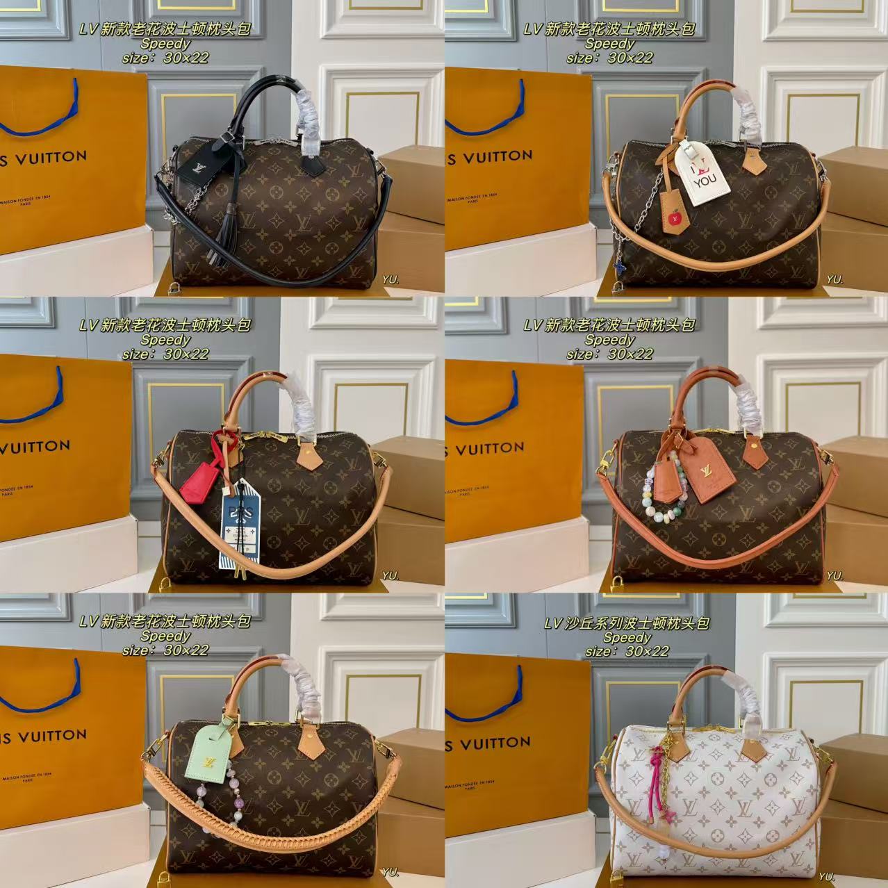 LV Speedy Boston Pillow Bag